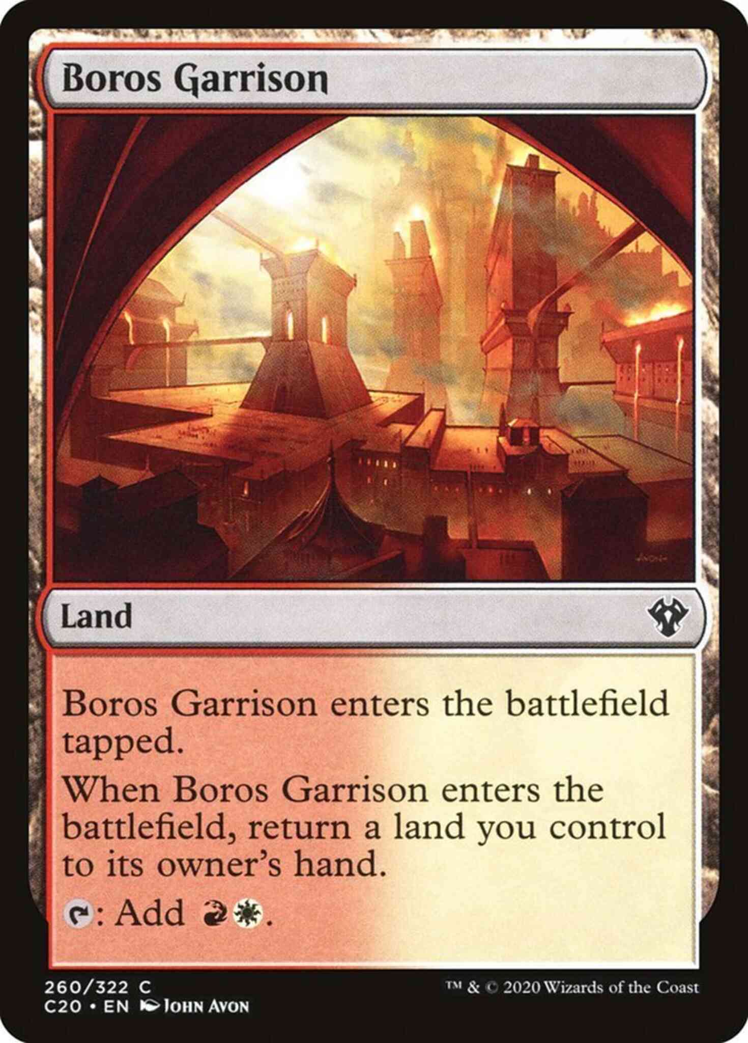 Boros Garrison [260] [Commander 2020] [Non-Foil]
