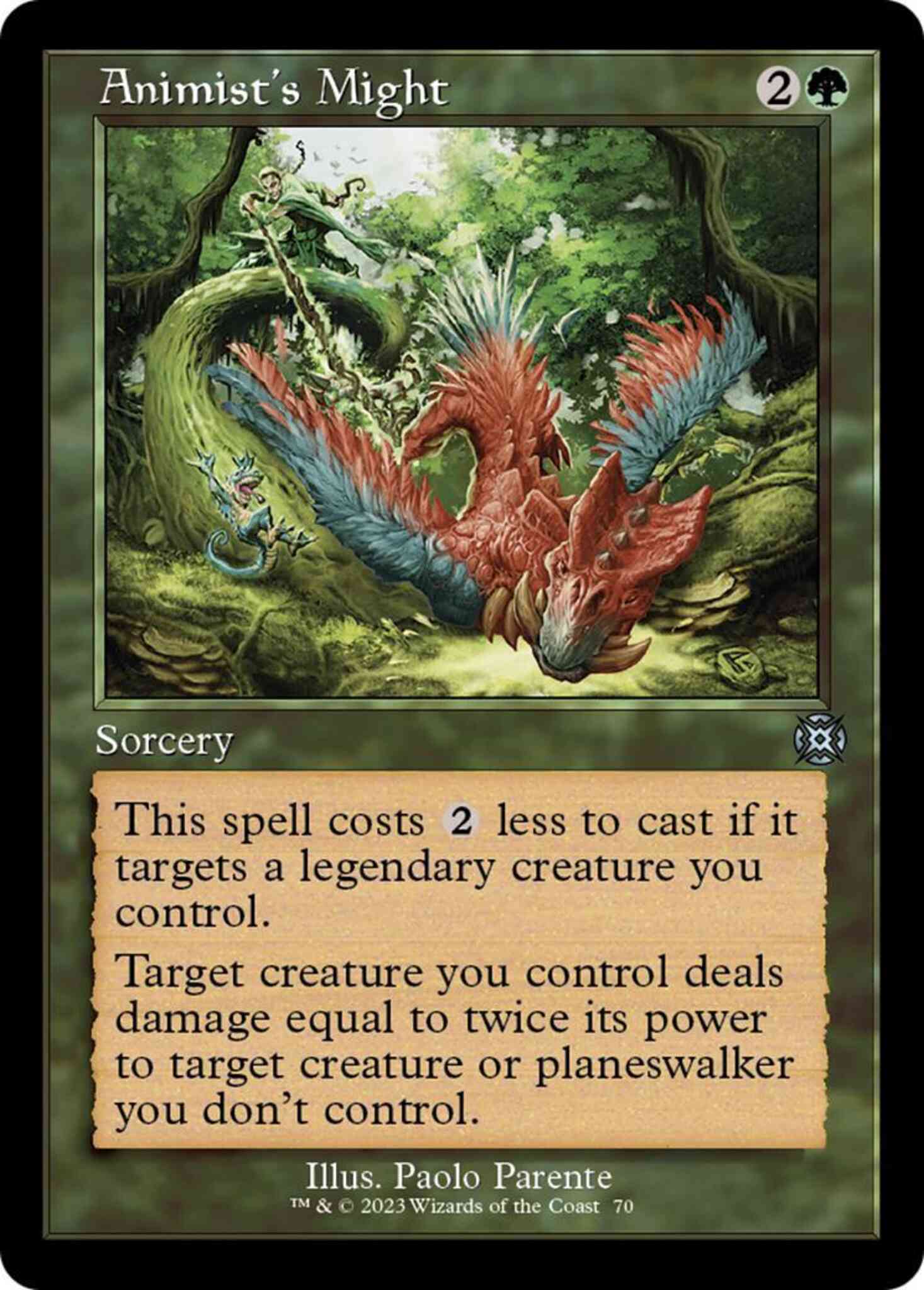 Animist's Might [70] [Retro Frame] [March of the Machine: The Aftermath] [Non-Foil]