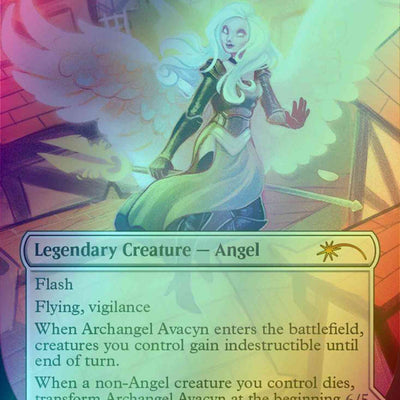 Archangel Avacyn // Avacyn, the Purifier [1156] [Borderless] [From Cute to Brute] [Secret Lair Drop] [Foil]