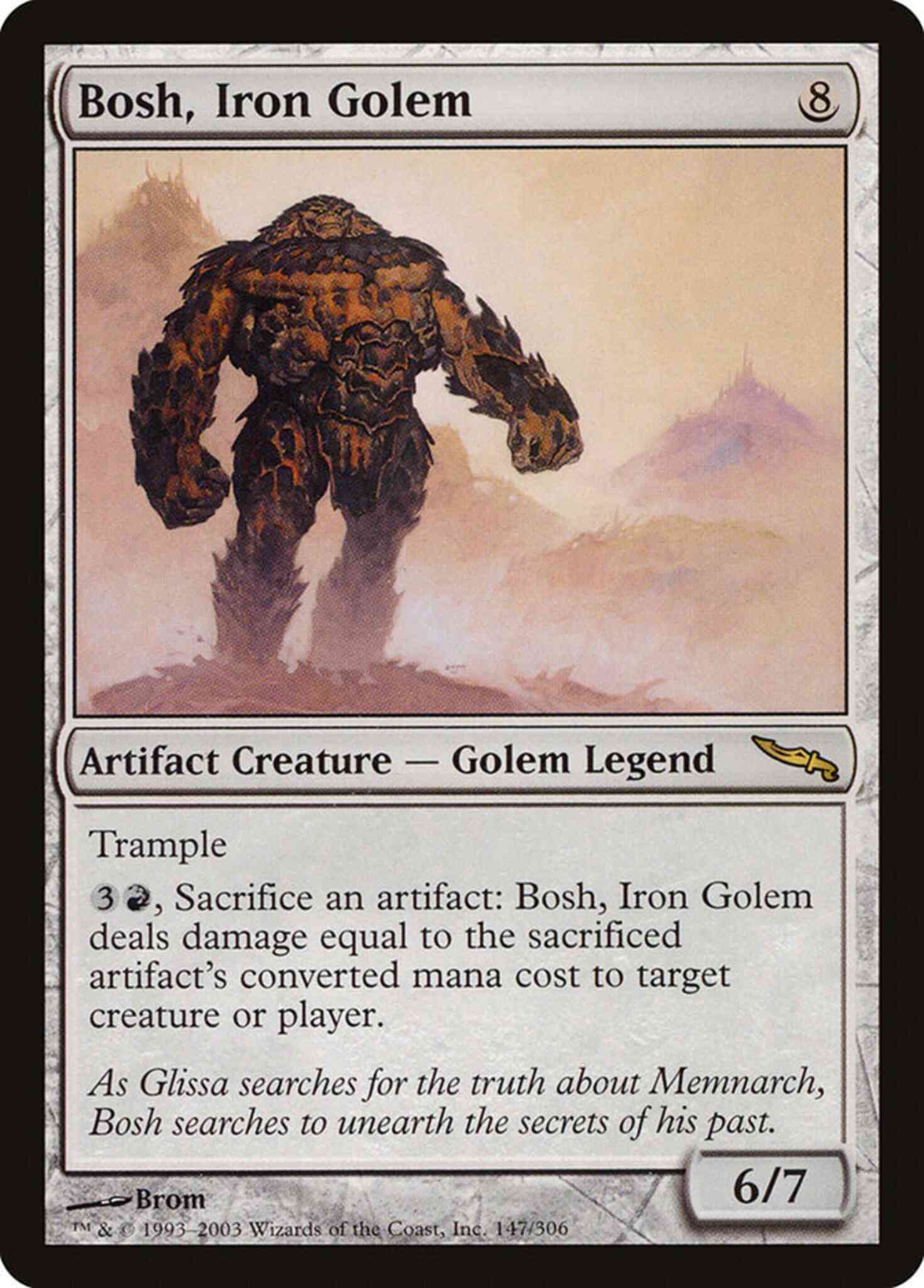 Bosh, Iron Golem [147] [Mirrodin] [Non-Foil]