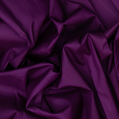 Magenta Handloom Kanchipuram Korvai Silk Saree With Contrast Border