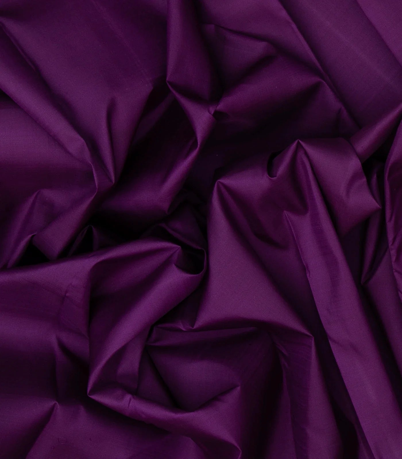 Magenta Handloom Kanchipuram Korvai Silk Saree With Contrast Border