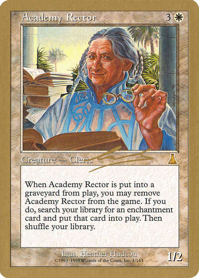 Academy Rector [nl1] [World Championship Decks 2000] [Non-Foil]