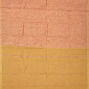 Dusty Pink Handloom Rasipuram Cotton Saree With Stripes