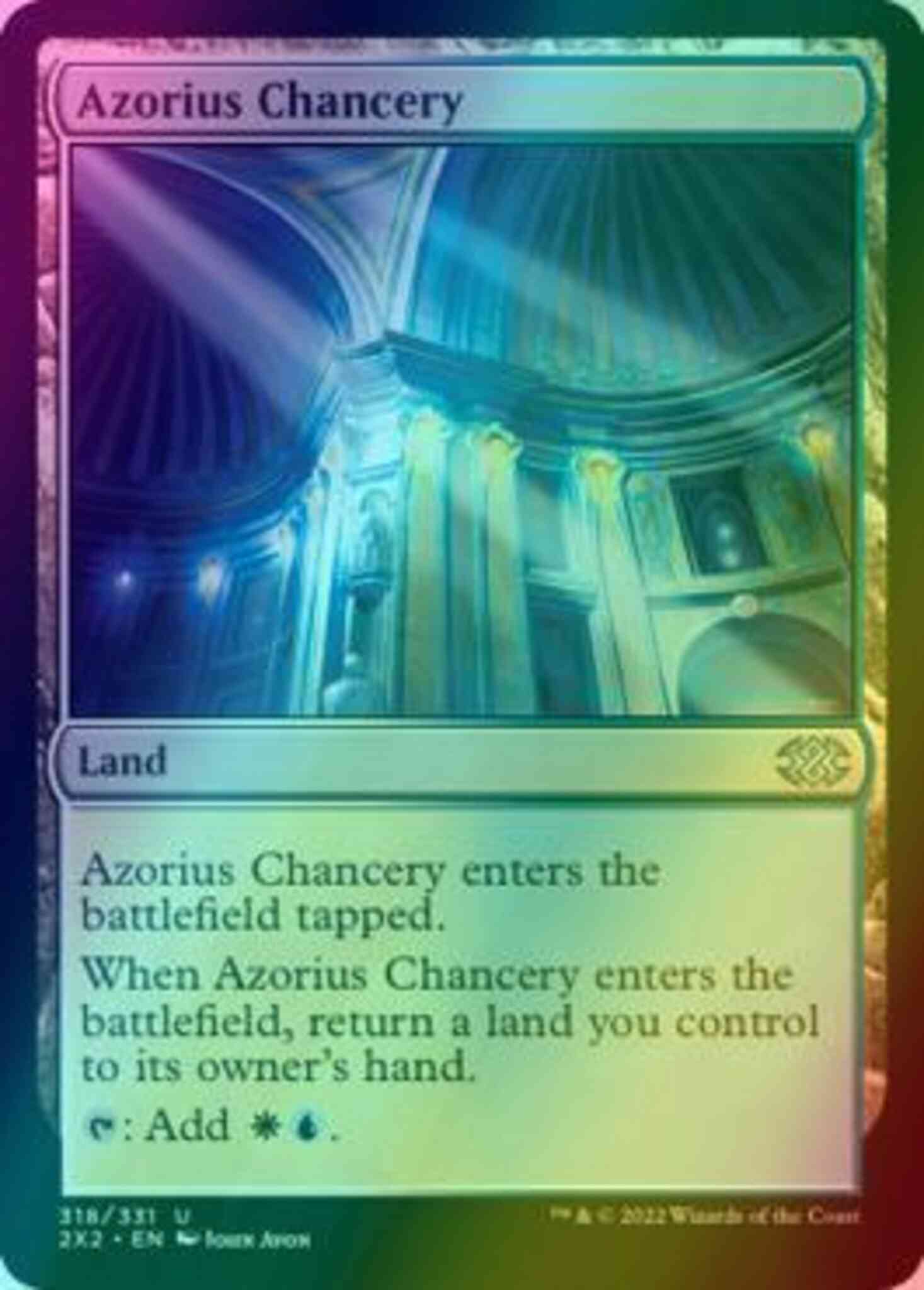 Azorius Chancery [318] [Double Masters 2022] [Foil]