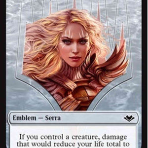 Bird Token (03) // Serra the Benevolent Emblem (20) [Modern Horizons Tokens] [Non-Foil]