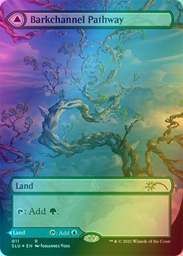 Barkchannel Pathway // Tidechannel Pathway [0011] [Borderless] [Secret Lair: Ultimate Edition] [Foil]