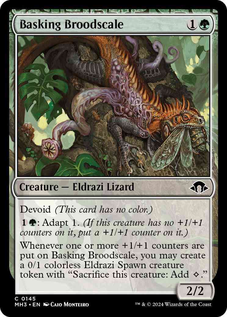 Basking Broodscale [145] [Modern Horizons 3] [Non-Foil]