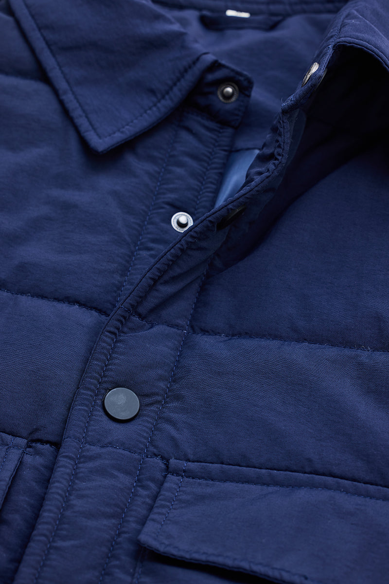 Navy Double Pocket Jacket