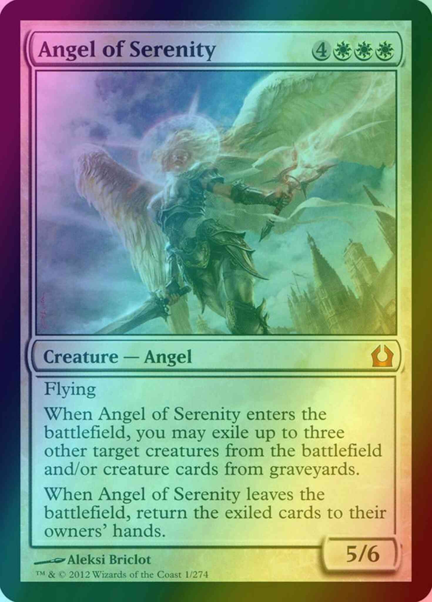 Angel of Serenity [1] [Return To Ravnica] [Foil]