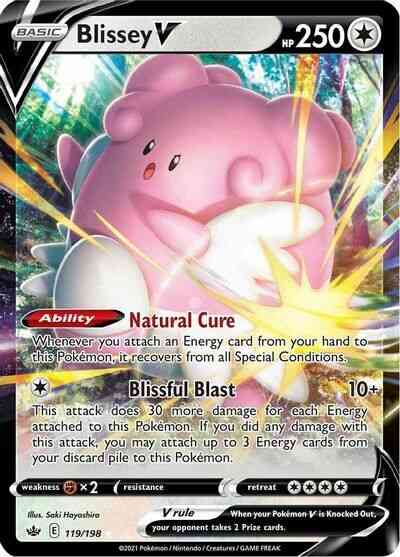 Blissey V - 119/198 - Rare Holo V [swsh6-119] [Ultra]