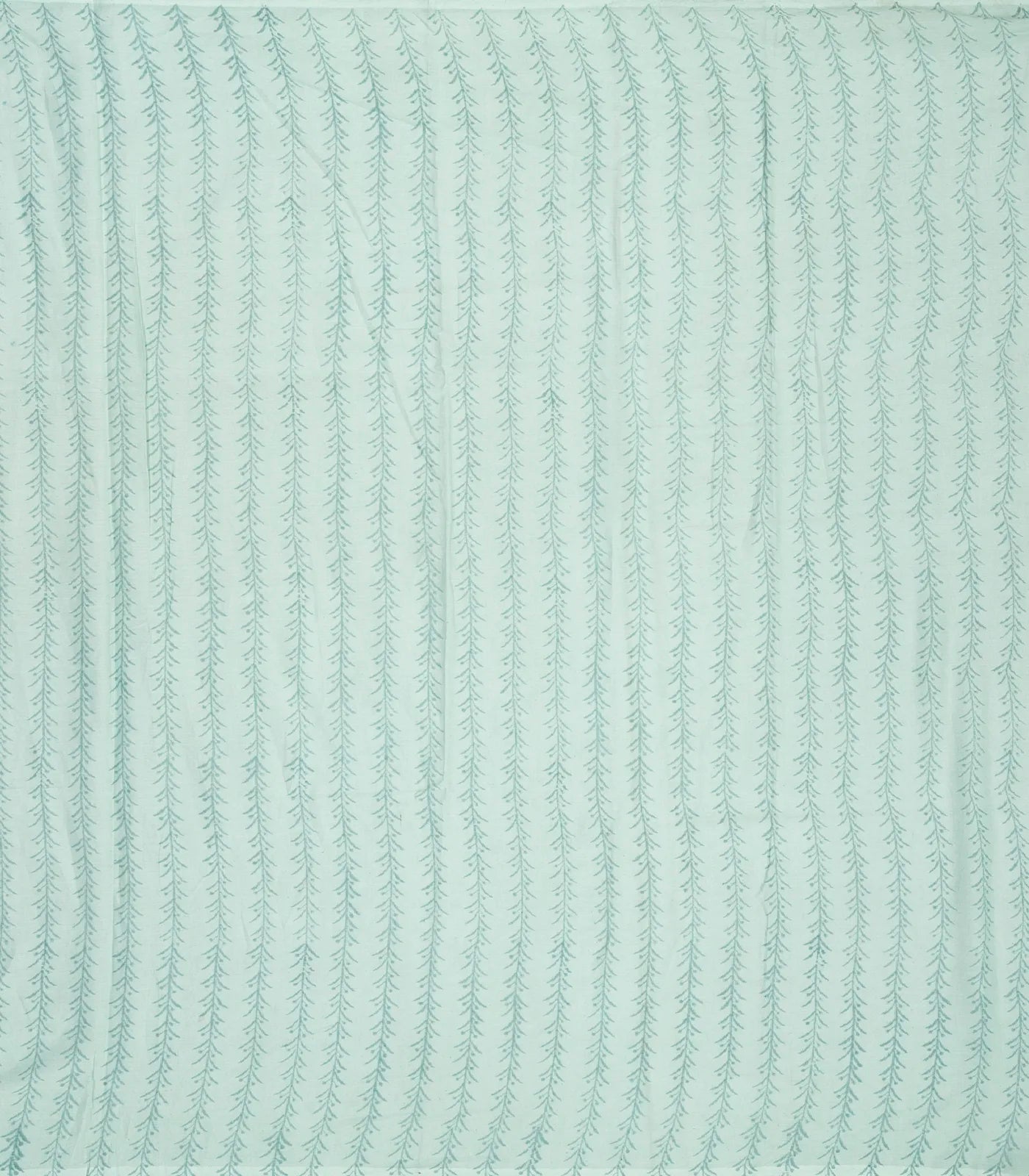 Turquoise Jaipur Cotton Saree With With Sanganeer style printed floral motifs