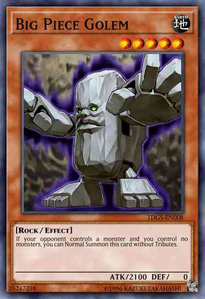 Big Piece Golem - DT01-EN053 - Duel Terminal Rare Parallel Rare - Duel Terminal