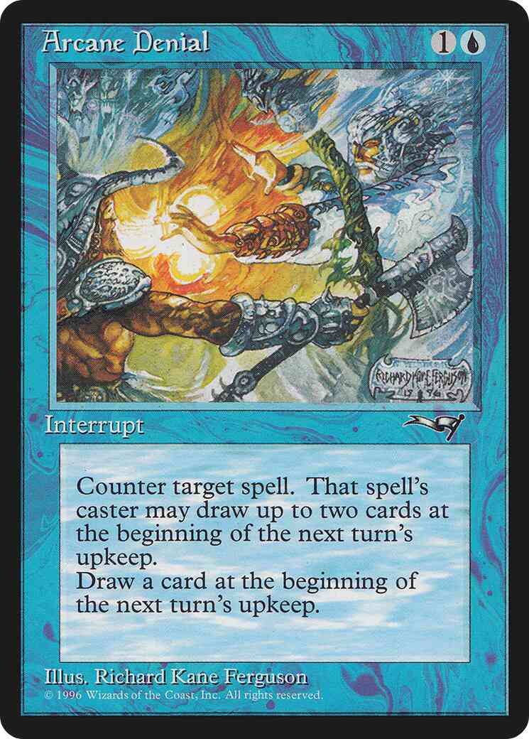 Arcane Denial [Old Man Countering Spell] [22a] [Alliances] [Non-Foil]