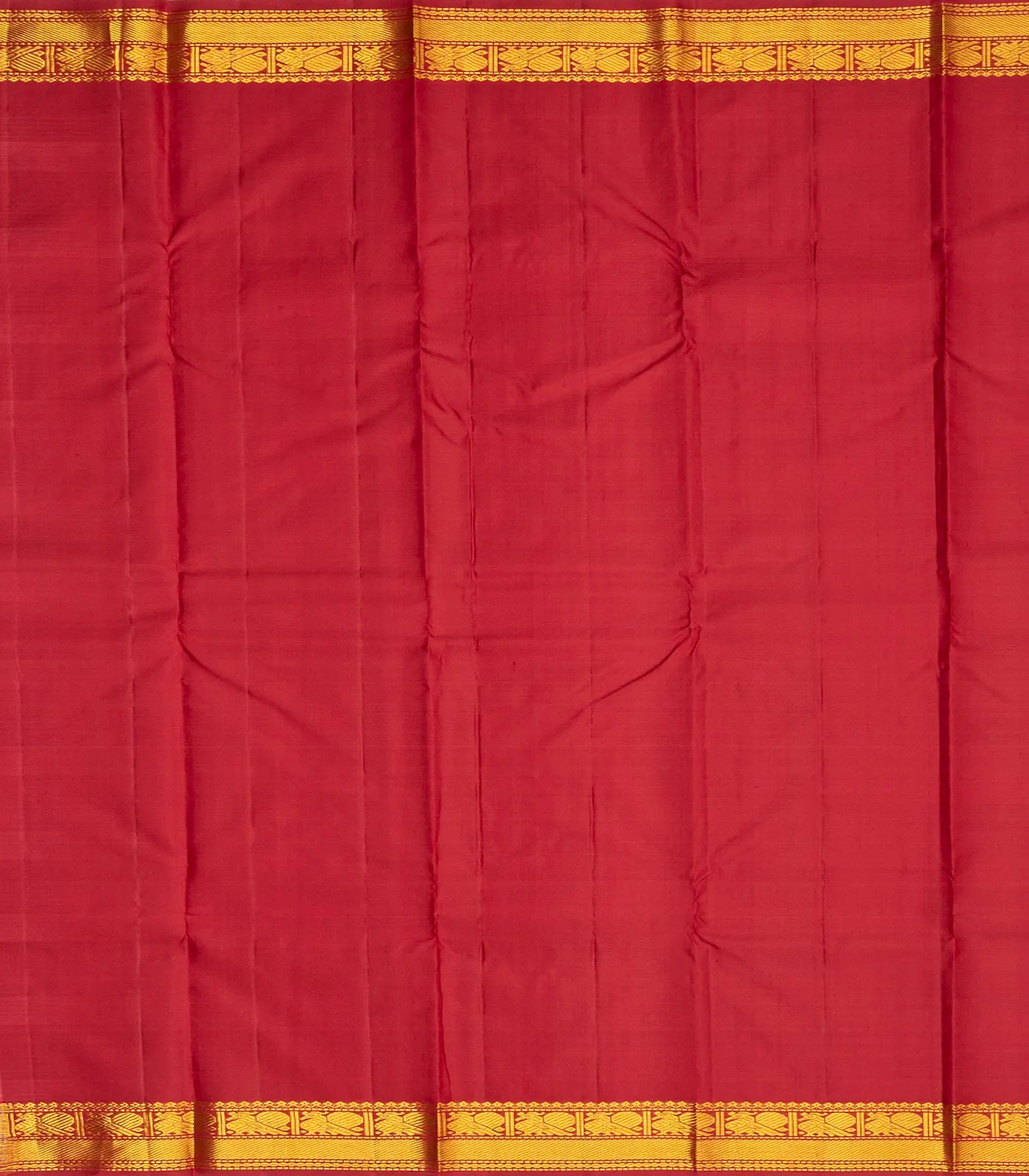 Multi Colour Handloom Kanchipuram Silk Saree With Checks