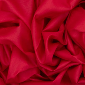 Crimson Mysore Plain Crepe Silk Saree With Cyan Border