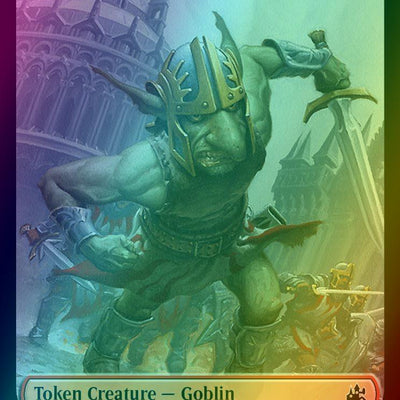 Angel Token (02) // Goblin Token (08) [Ravnica Remastered: Tokens] [Foil]