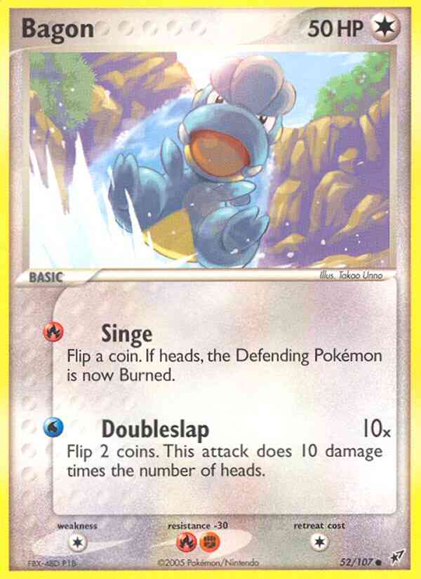 Bagon - 52/107 - Common [ex8-52] [Reverse Holo]