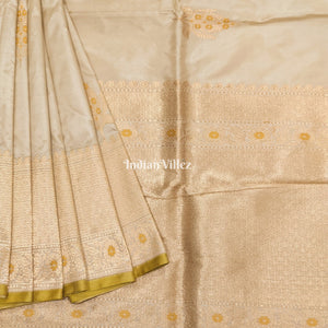 Handwoven Mauve Banarasi Katan Silk Saree