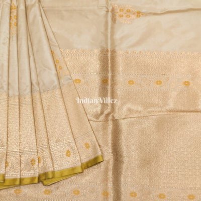 Handwoven Mauve Banarasi Katan Silk Saree