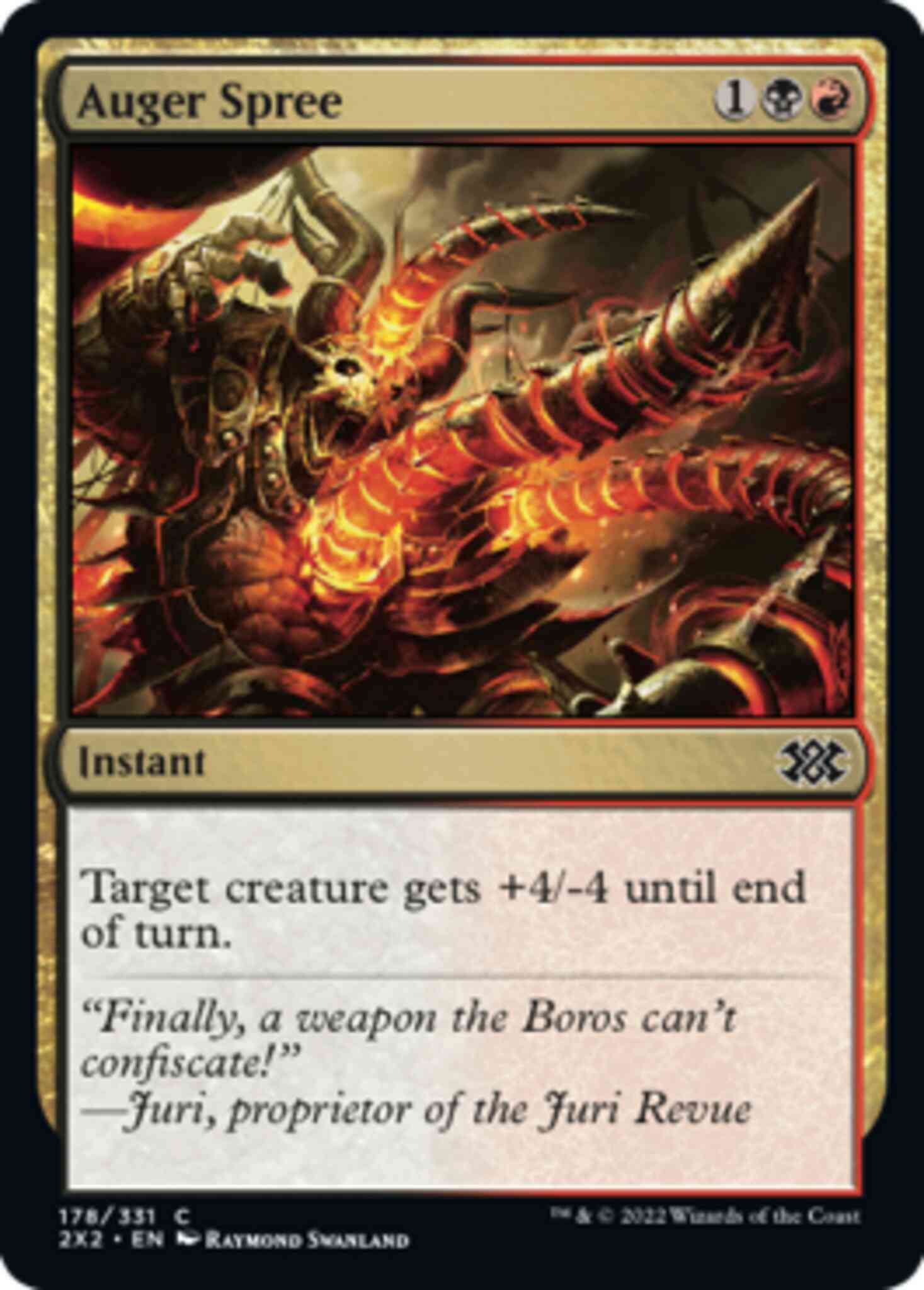 Auger Spree [178] [Double Masters 2022] [Non-Foil]