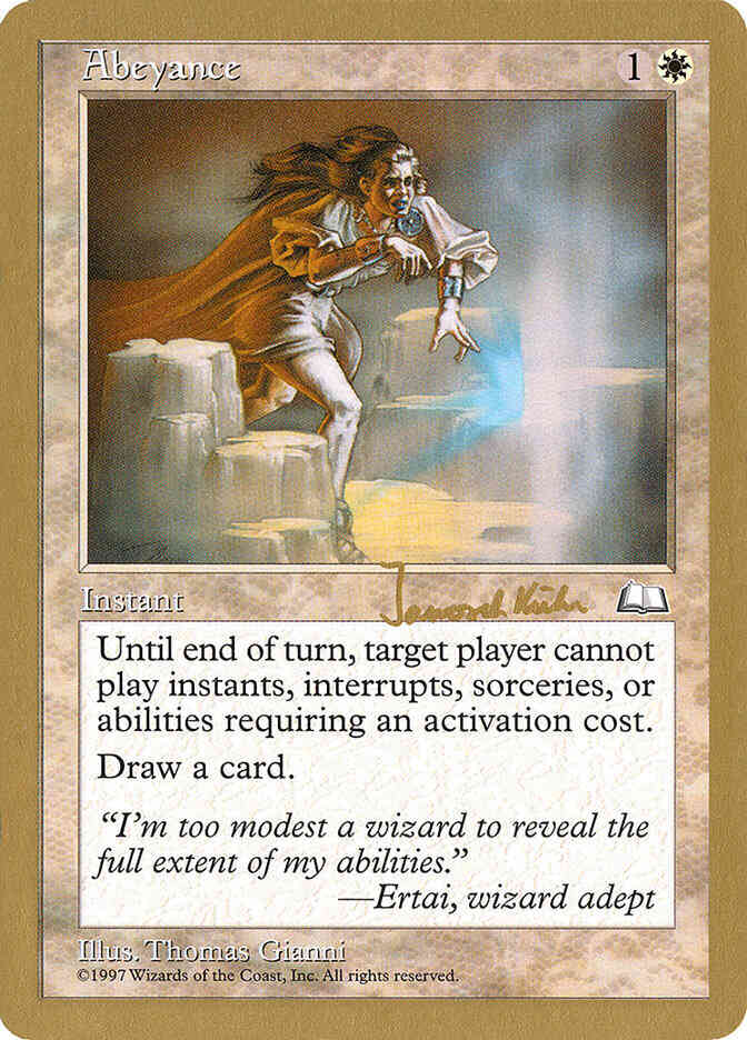 Abeyance [jk1] [World Championship Decks 1997] [Non-Foil]