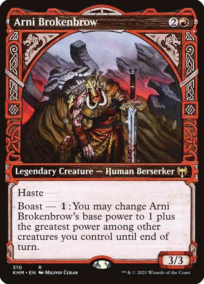 Arni Brokenbrow [310] [Showcase] [Kaldheim] [Non-Foil]