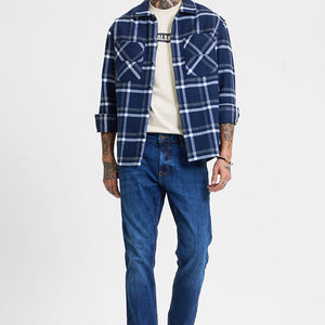 Dark Blue Regular Fit Jeans