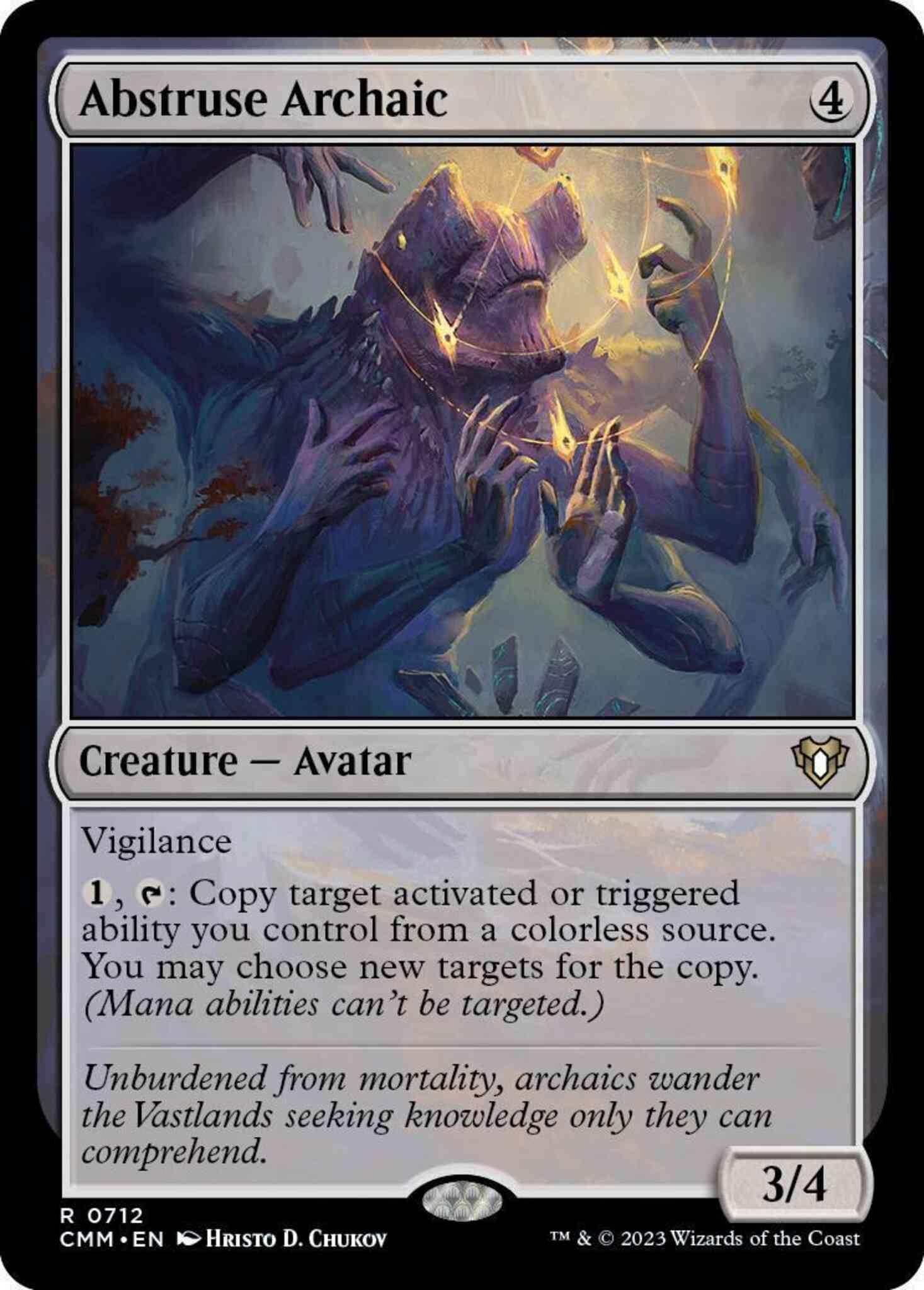 Abstruse Archaic [712] [Commander Masters] [Non-Foil]