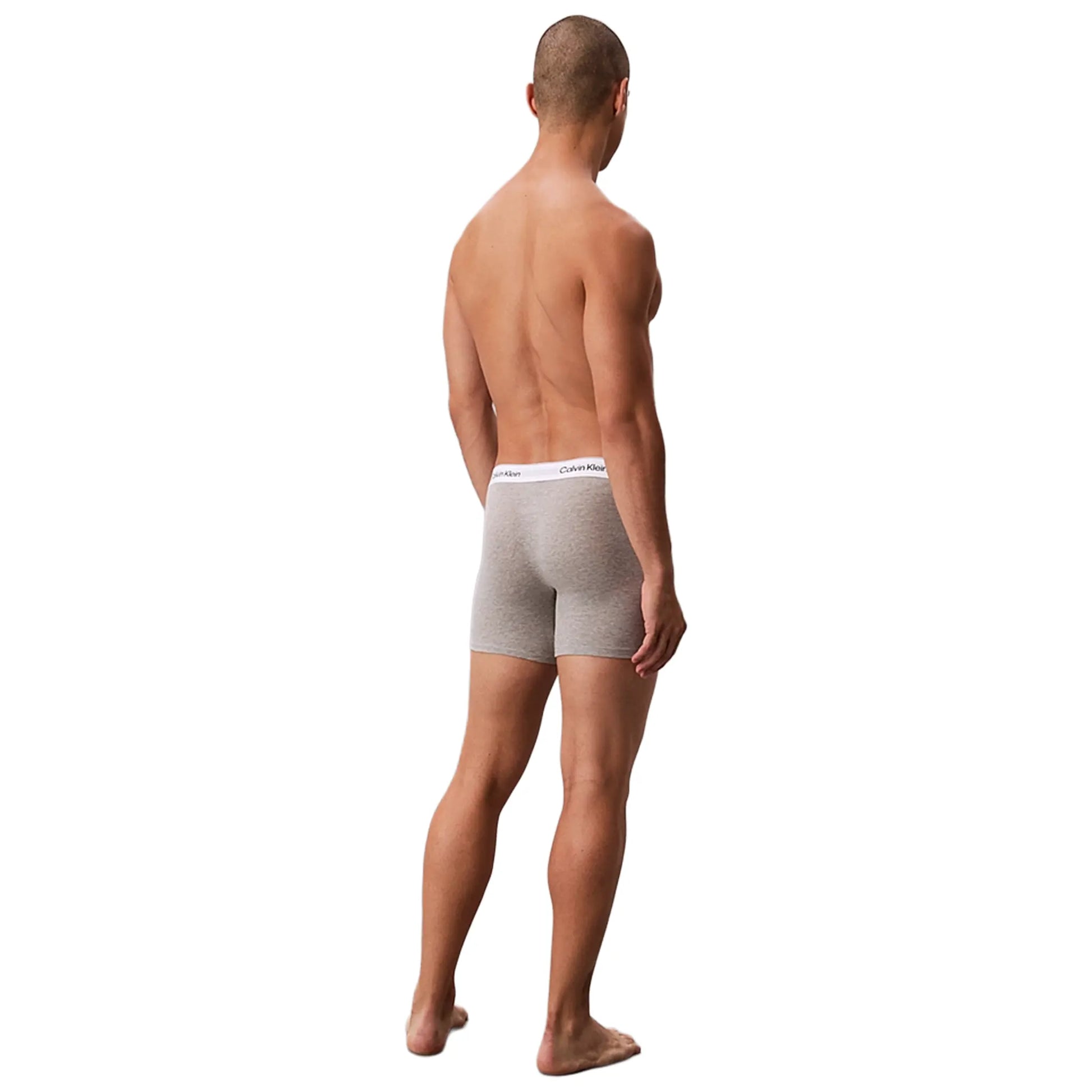 Calvin Klein White Black Grey Boxer Briefs Three Pack