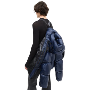 Canada Goose Down & Nylon Crofton Navy Puffer Jacket