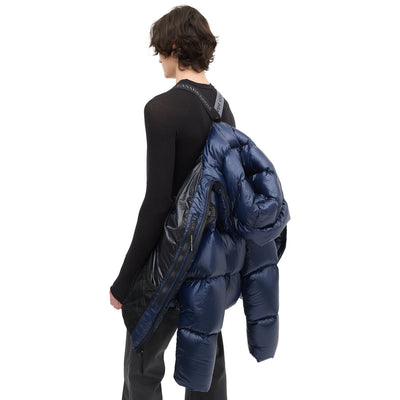 Canada Goose Down & Nylon Crofton Navy Puffer Jacket