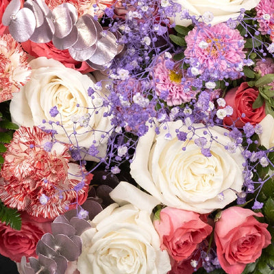 Candy Kisses Pink Flower Centerpieces