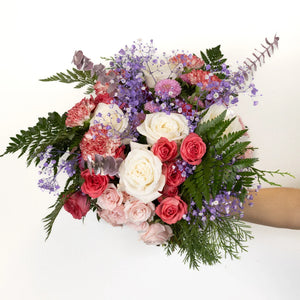 Candy Kisses Pink Flower Centerpieces