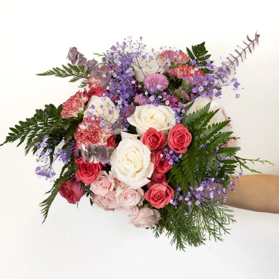 Candy Kisses Pink Flower Centerpieces