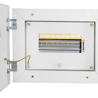 Horizontal Double Door TPN 12 Way Distribution Board
