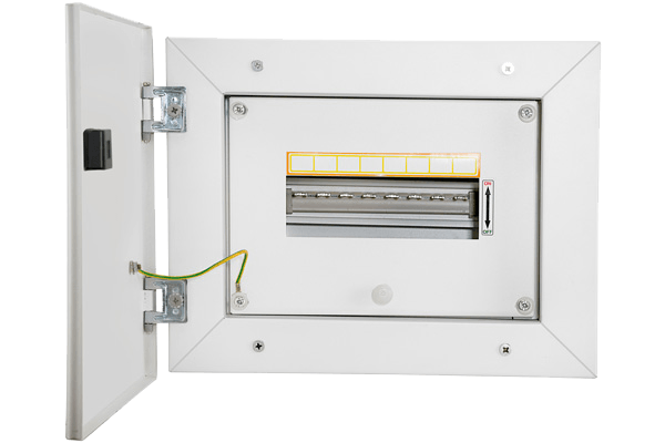 Horizontal Double Door TPN 12 Way Distribution Board