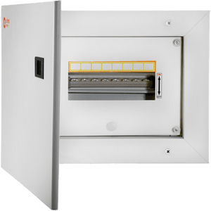 Horizontal Double Door TPN 12 Way Distribution Board