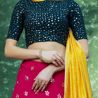 Capricious Raani Coloured Festive Wear Fancy Sequins Work Georgette Lehenga Choli
