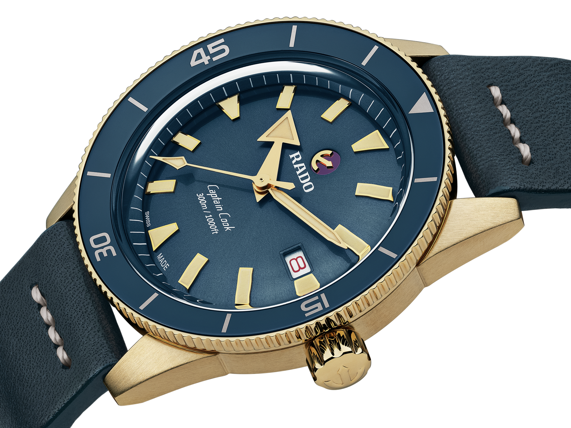 Rado Captain Cook Blue Dial Men 42mm