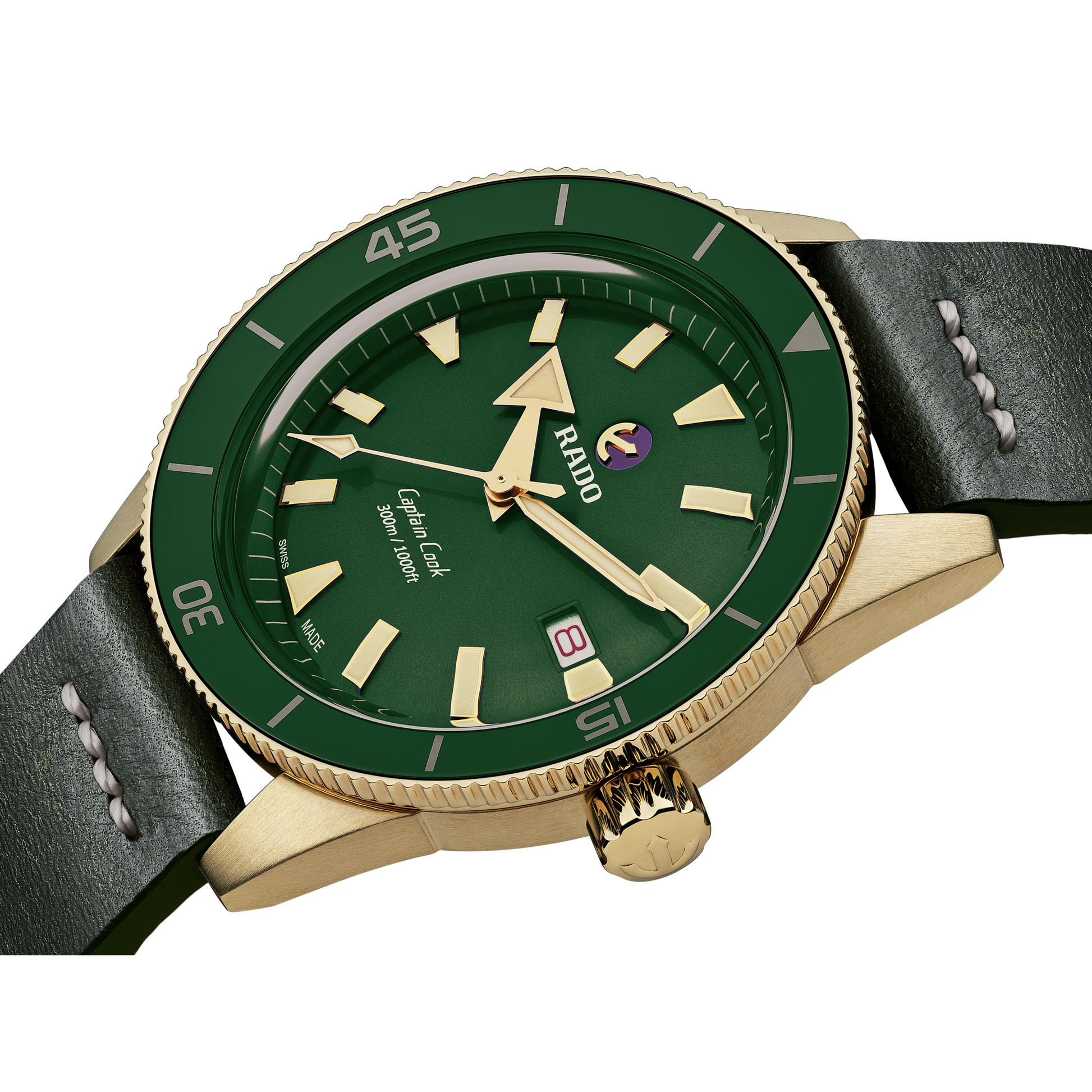 Rado Captain Cook Green Dial Men 42mm
