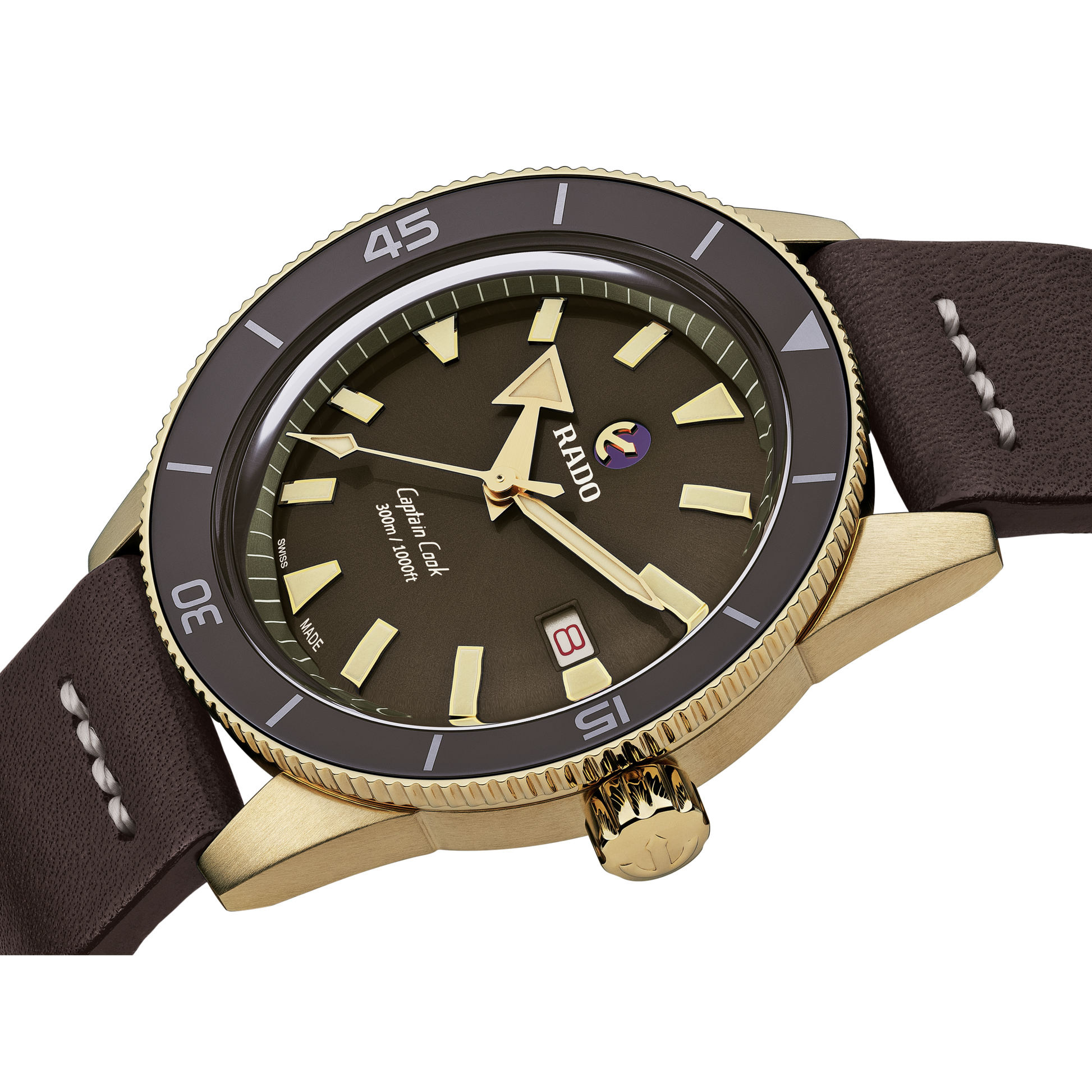 Rado Captain Cook Brown Dial Men 42mm
