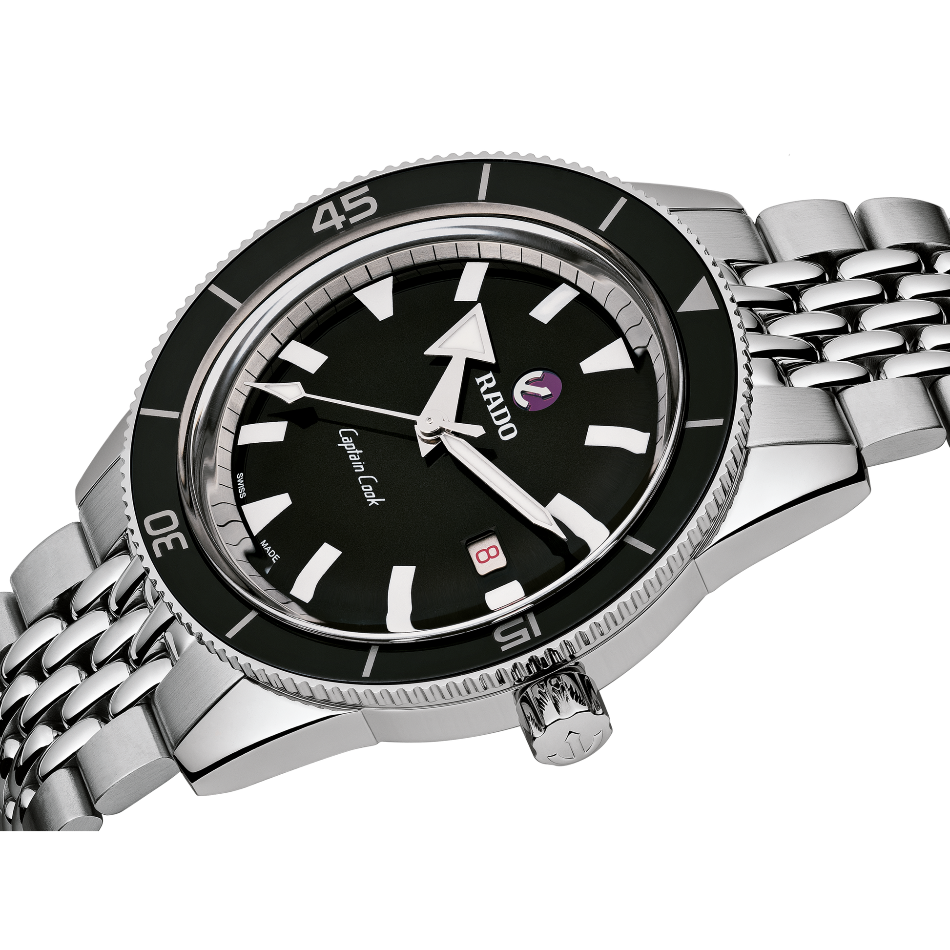 Rado Captain Cook Black Dial Men 42mm