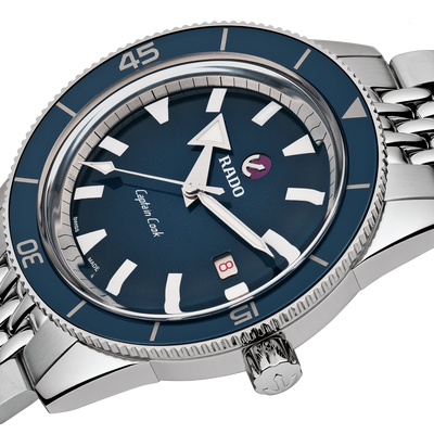 Rado Captain Cook Blue Dial Men 42mm