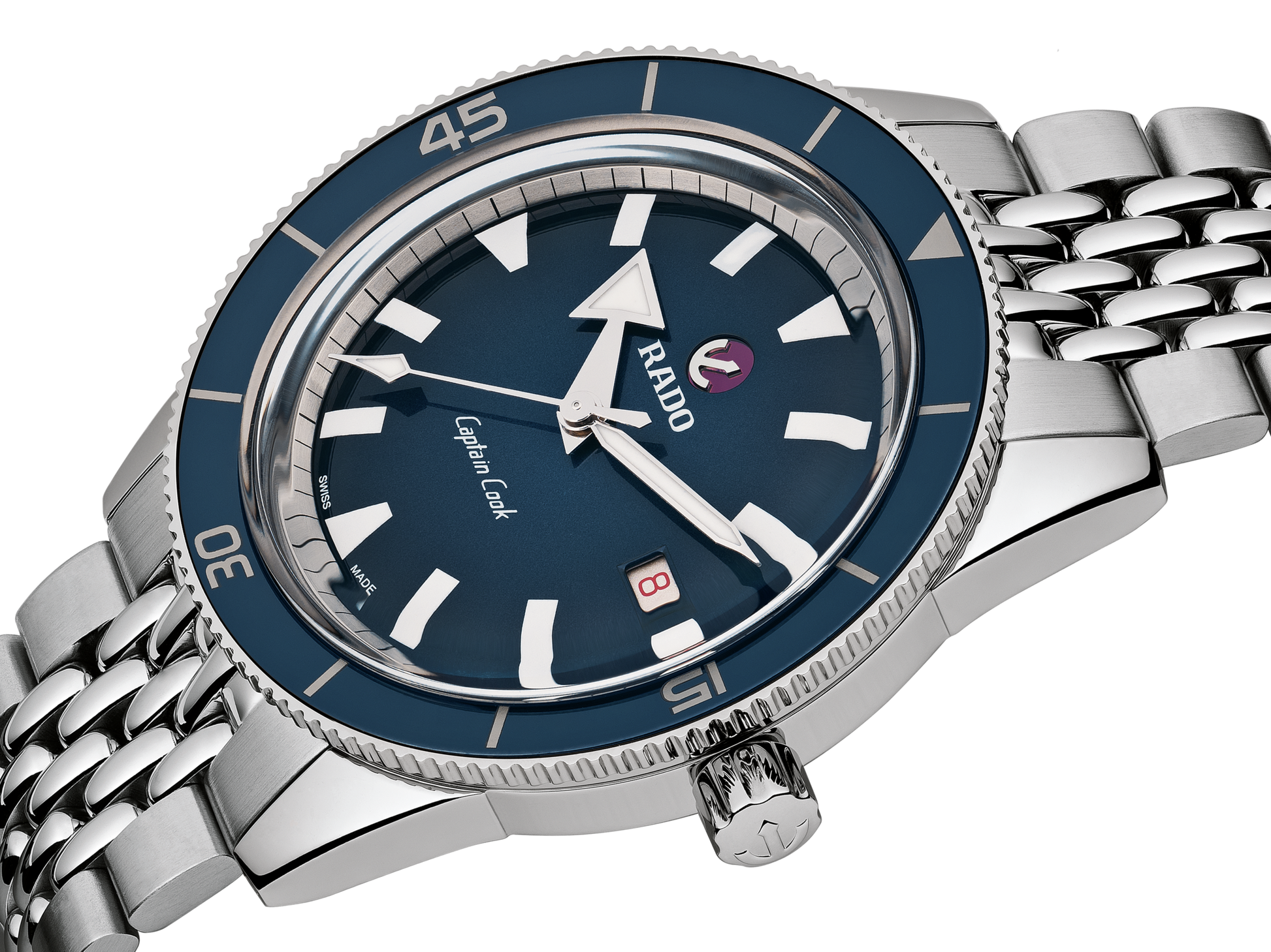 Rado Captain Cook Blue Dial Men 42mm