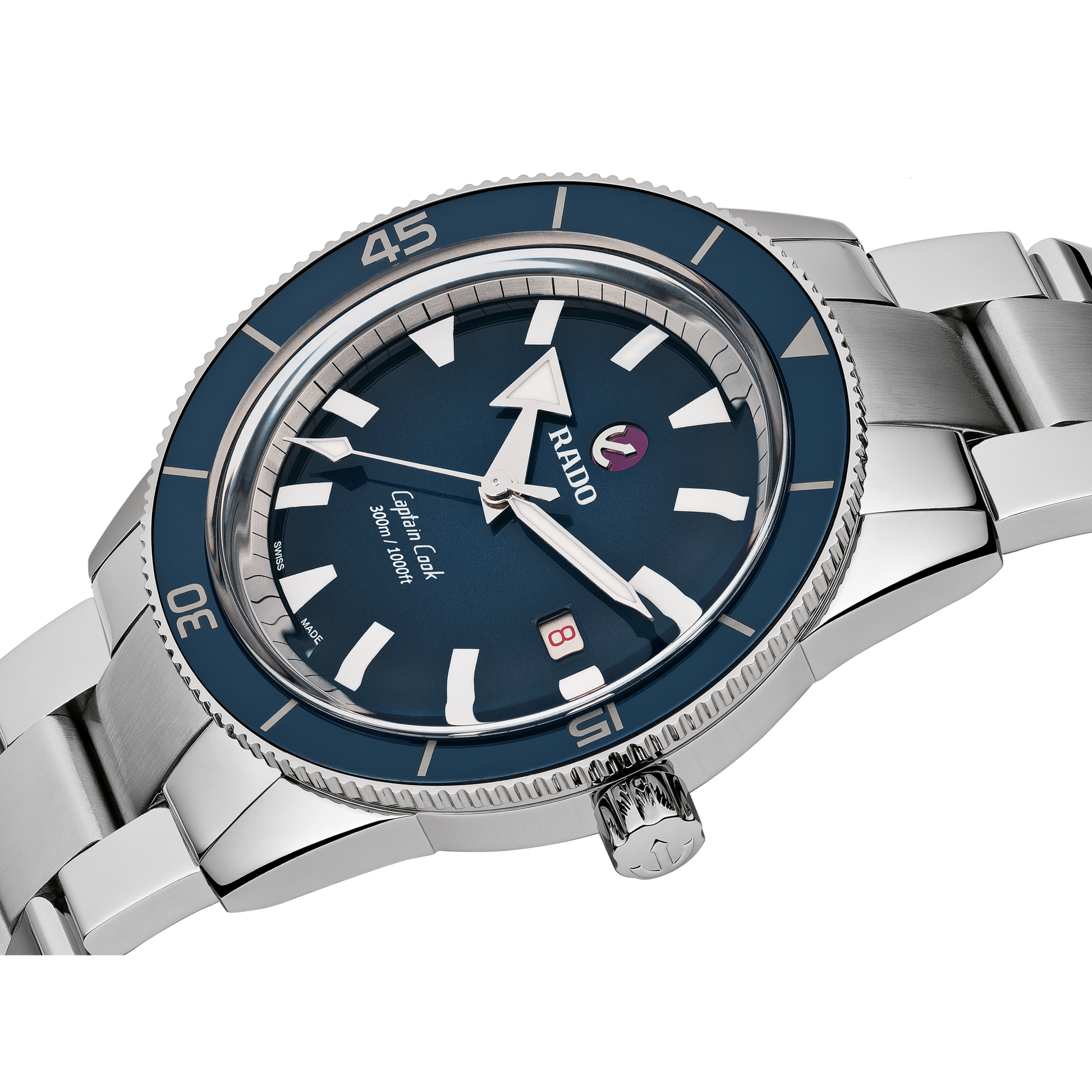 Rado Captain Cook Blue Dial Men 42mm