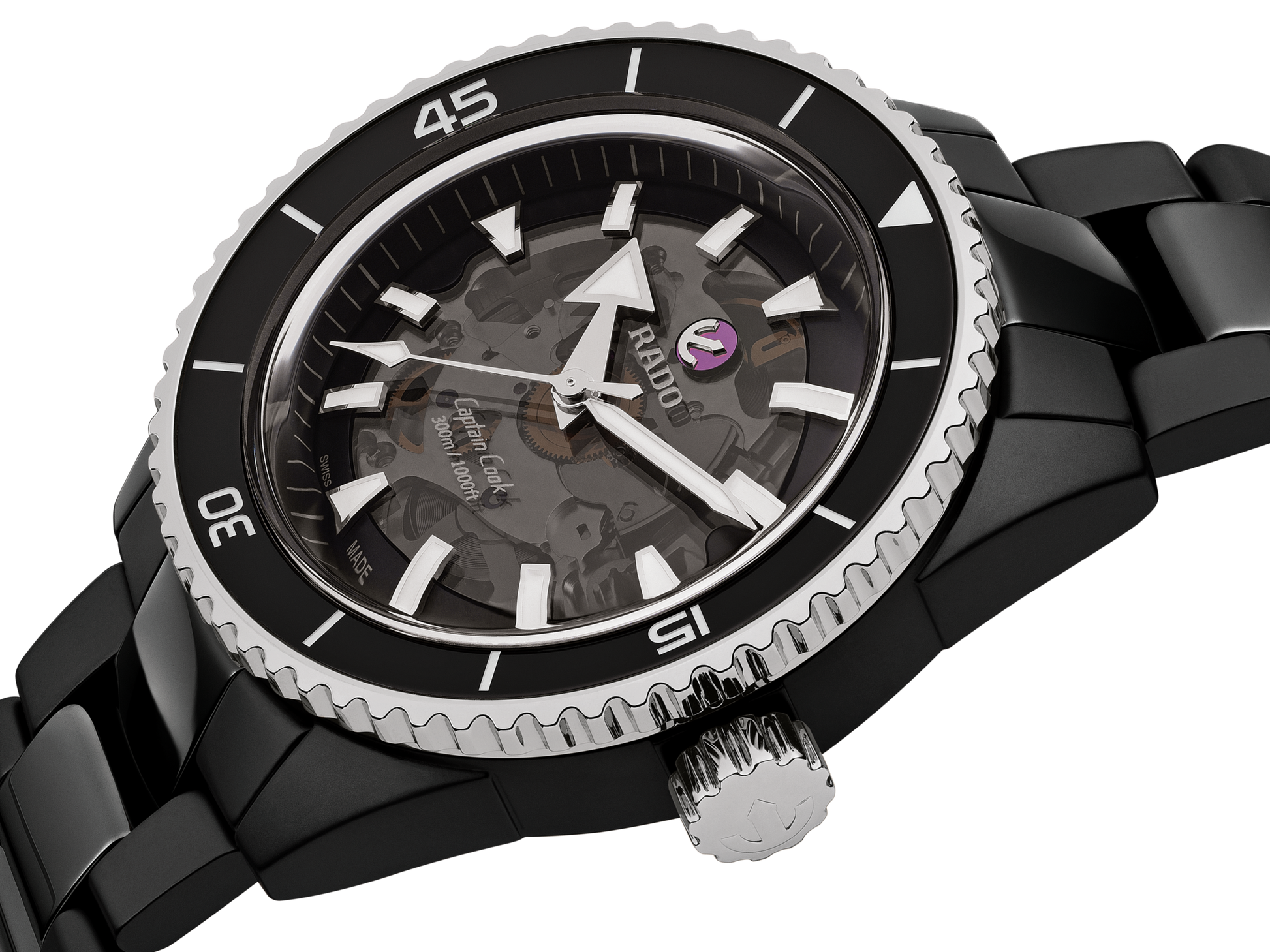 Rado Captain Cook Black Dial Men 43mm