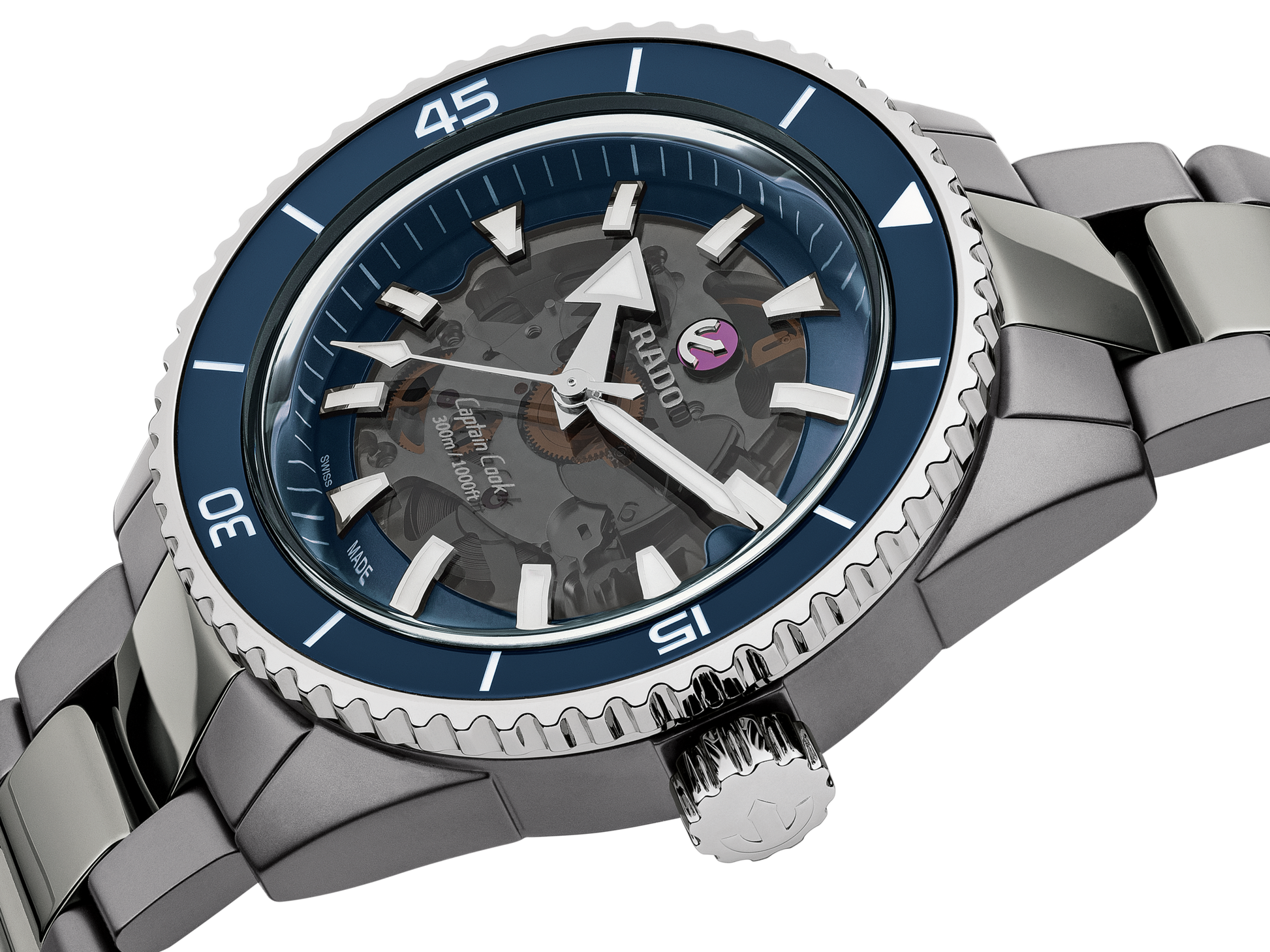 Rado Captain Cook Skeleton Dial Men 43mm