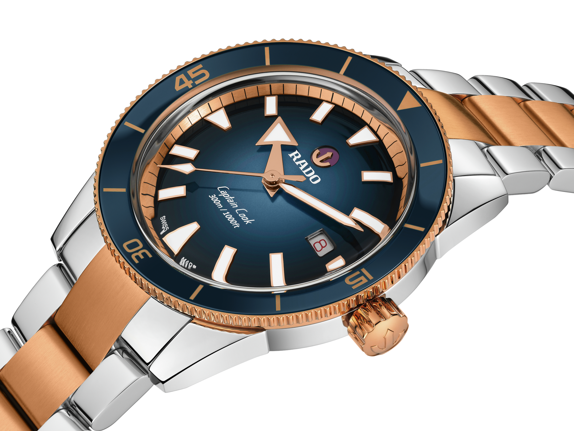 Rado Captain Cook Blue Dial Men 42mm