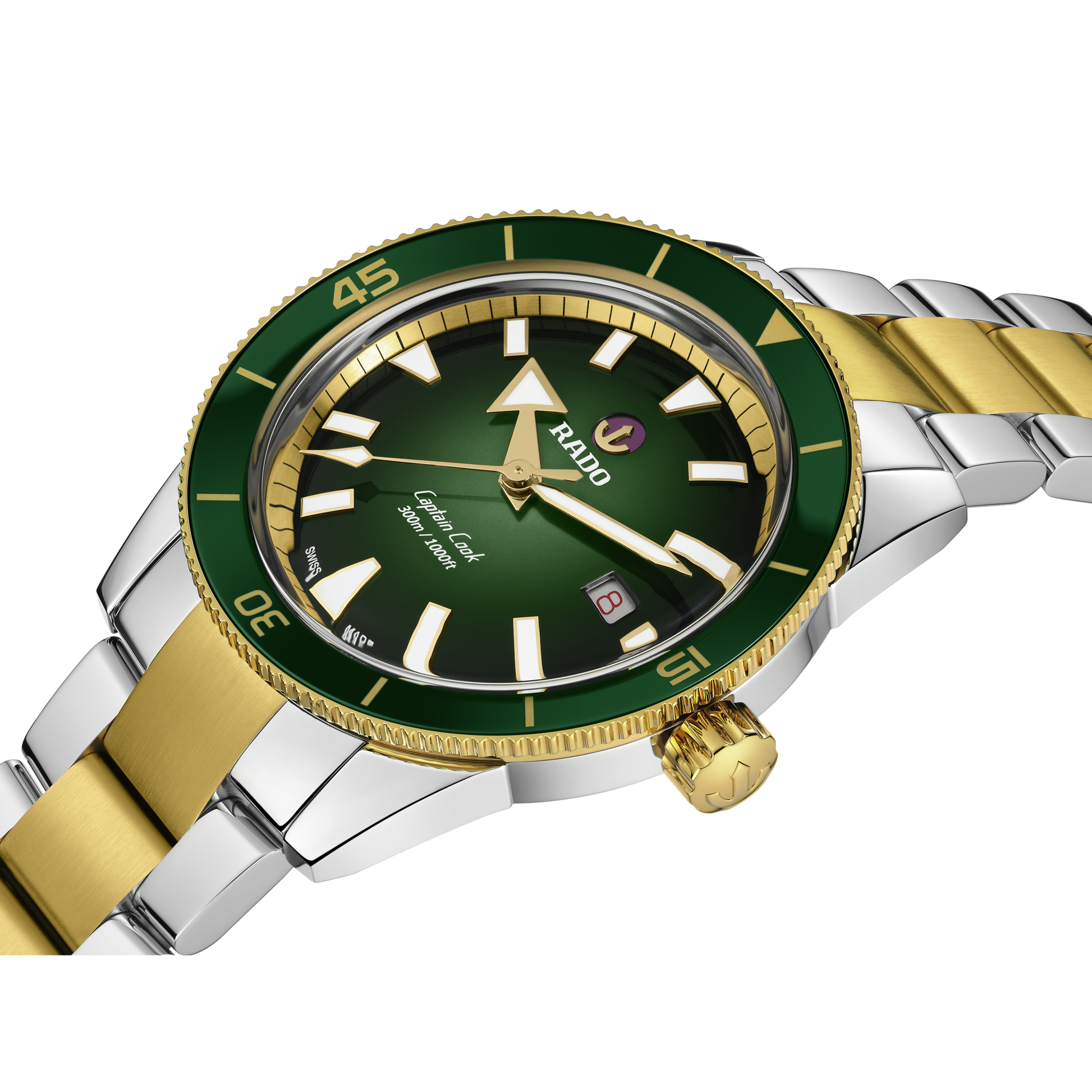 Rado Captain Cook Green Dial Men 42mm